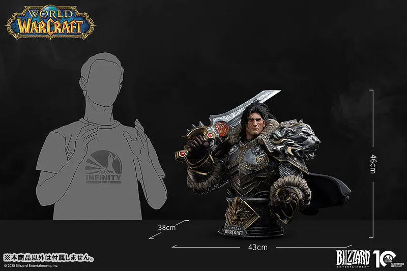World of Warcraft - Infinity Studio X Blizzard - Varian Wrynn - 1/3 (Infinity Studio)ㅤ – Infinity Studio – ActionFigureBrasil
