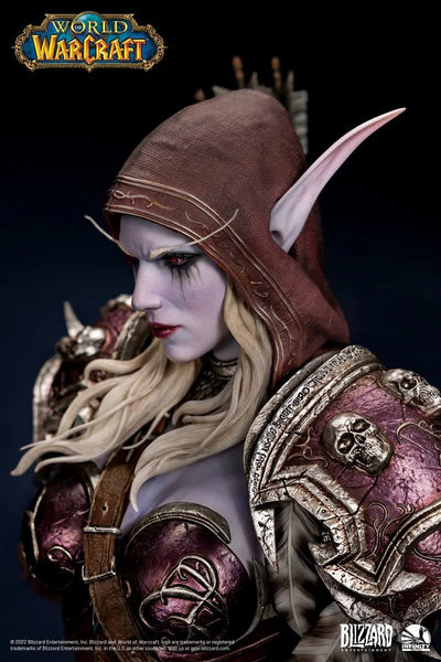 World of Warcraft - Sylvanas Windrunner - Bust - 1/3 (Infinity Studio)ㅤ – Infinity Studio – ActionFigureBrasil — ângulo diferente
