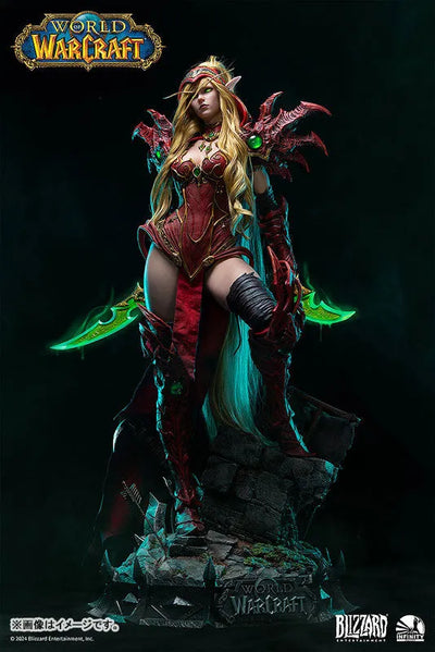 World of Warcraft - Valeera Sanguinar - 1/3 (Infinity Studio)ㅤ – Infinity Studio – ActionFigureBrasil — ângulo diferente