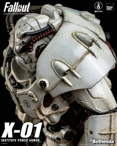 X-01 Institute Power Armor – Threezero – ActionFigure Brasil — ambientada