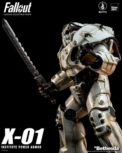 X-01 Institute Power Armor – Threezero – ActionFigure Brasil — detalhe do produto