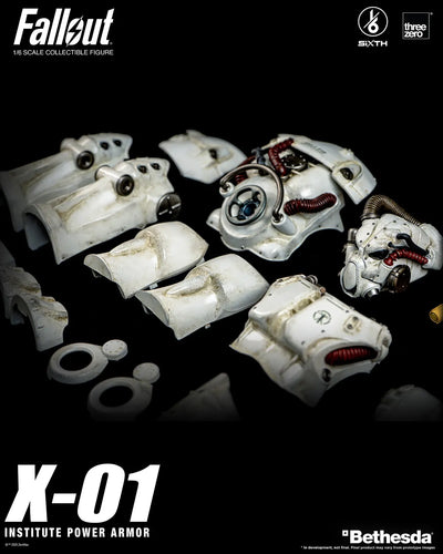 X-01 Institute Power Armor – Threezero – ActionFigure Brasil — acessórios