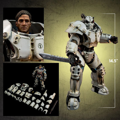 X-01 Institute Power Armor – Threezero – ActionFigure Brasil — embalagem