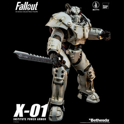 X-01 Institute Power Armor – Threezero – ActionFigure Brasil — ambientada