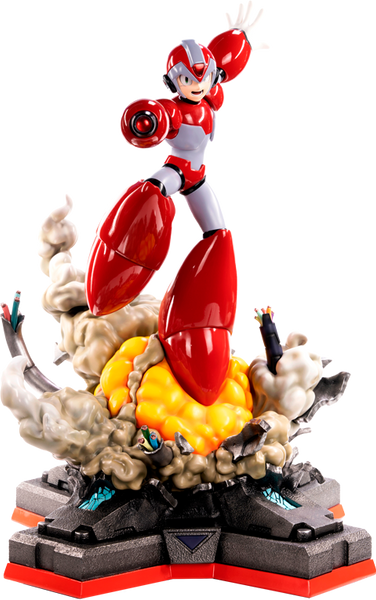 X (Final Weapon) Rising Fire (Red) – First 4 Figures – ActionFigure Brasil