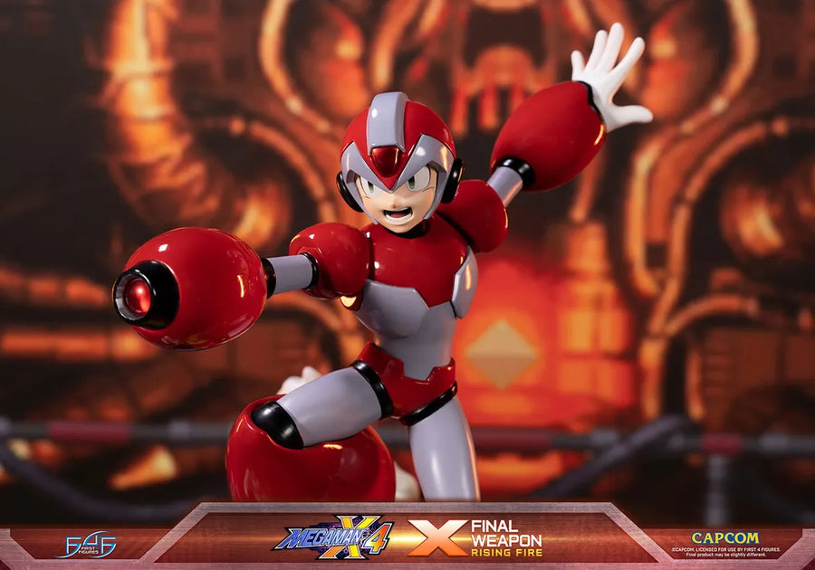 X (Final Weapon) Rising Fire (Red) – First 4 Figures – ActionFigure Brasil
