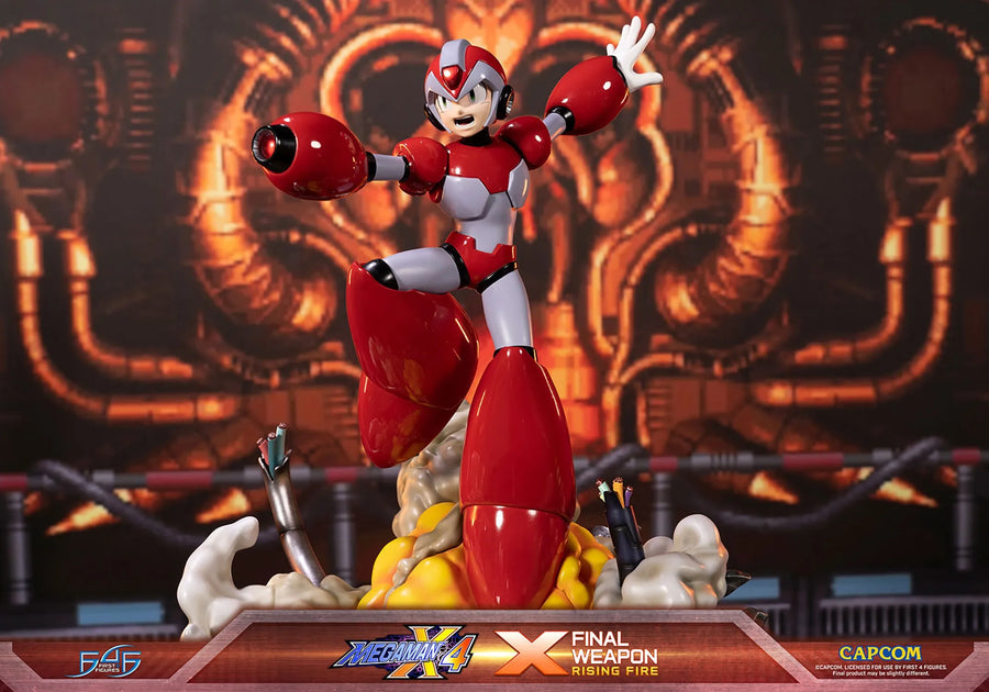 X (Final Weapon) Rising Fire (Red) – First 4 Figures – ActionFigure Brasil