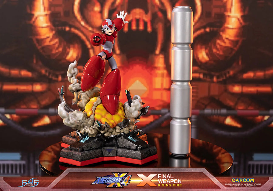 X (Final Weapon) Rising Fire (Red) – First 4 Figures – ActionFigure Brasil
