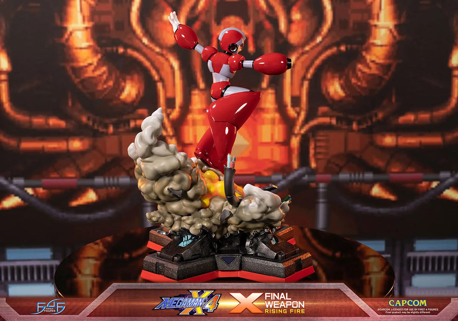 X (Final Weapon) Rising Fire (Red) – First 4 Figures – ActionFigure Brasil