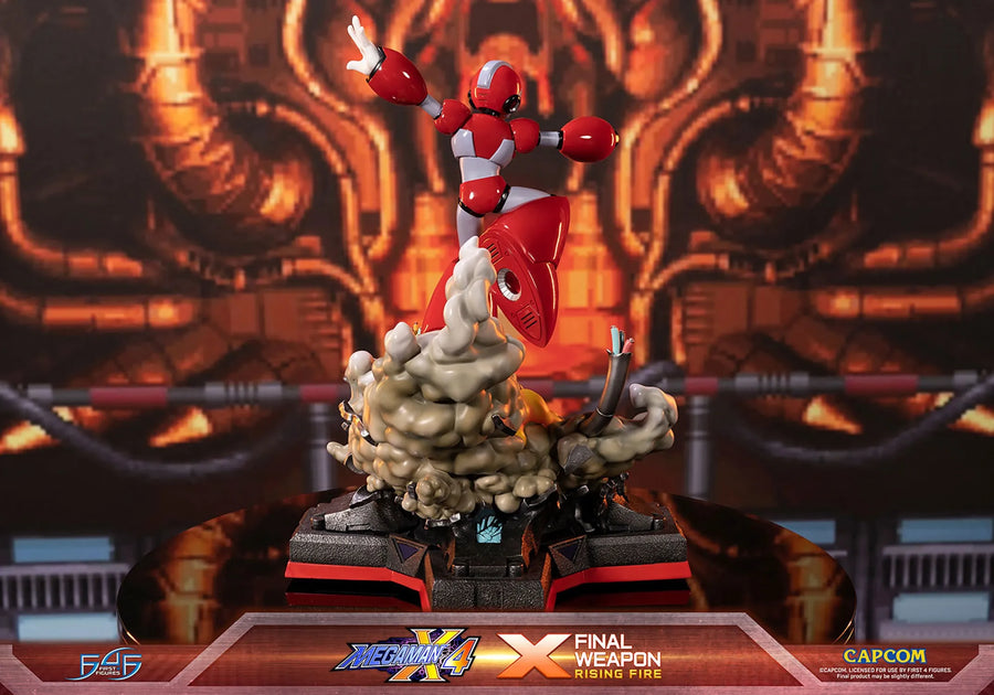 X (Final Weapon) Rising Fire (Red) – First 4 Figures – ActionFigure Brasil