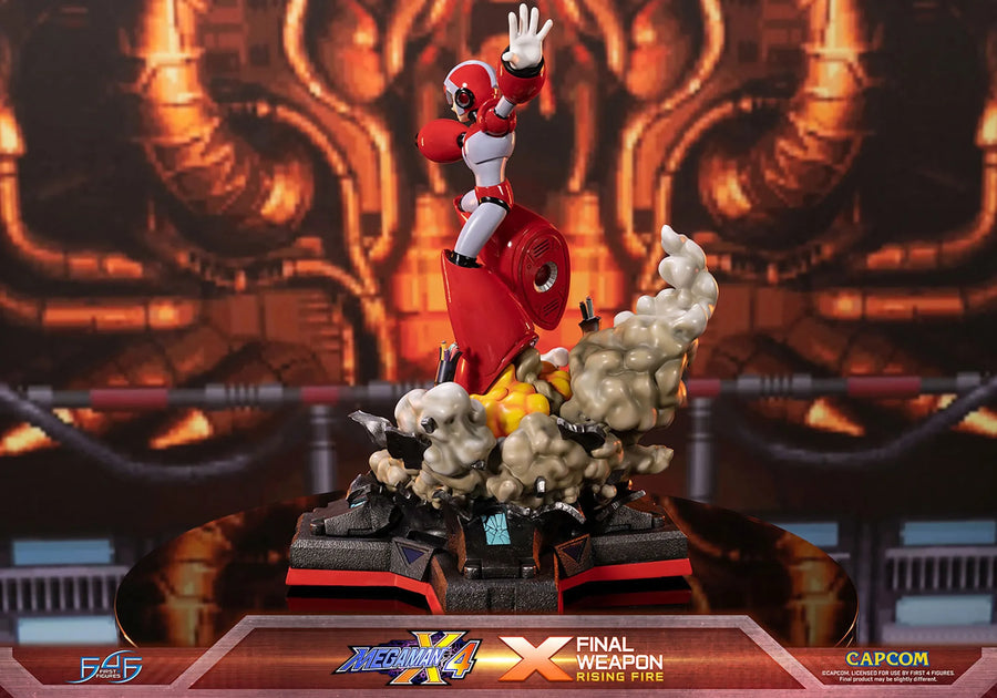 X (Final Weapon) Rising Fire (Red) – First 4 Figures – ActionFigure Brasil