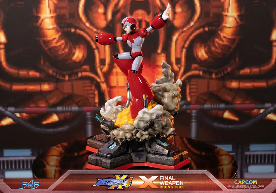 X (Final Weapon) Rising Fire (Red) – First 4 Figures – ActionFigure Brasil