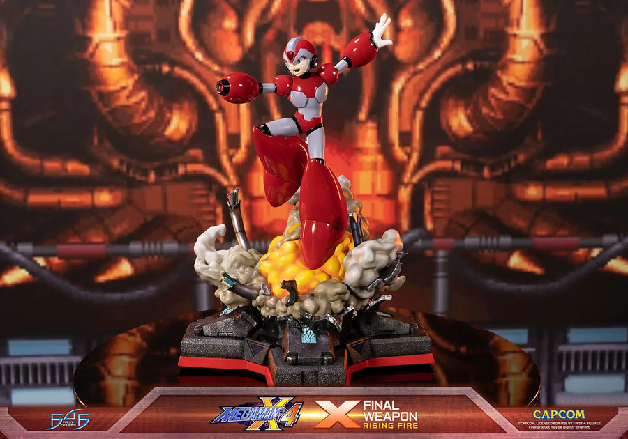 X (Final Weapon) Rising Fire (Red) – First 4 Figures – ActionFigure Brasil