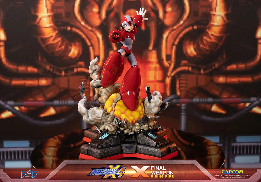 X (Final Weapon) Rising Fire (Red) – First 4 Figures – ActionFigure Brasil