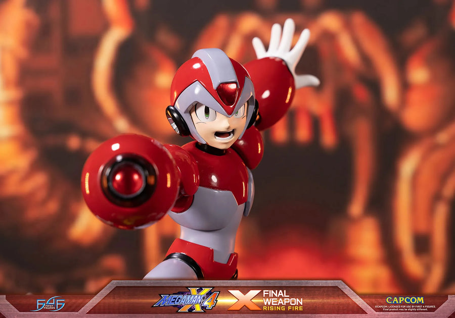 X (Final Weapon) Rising Fire (Red) – First 4 Figures – ActionFigure Brasil