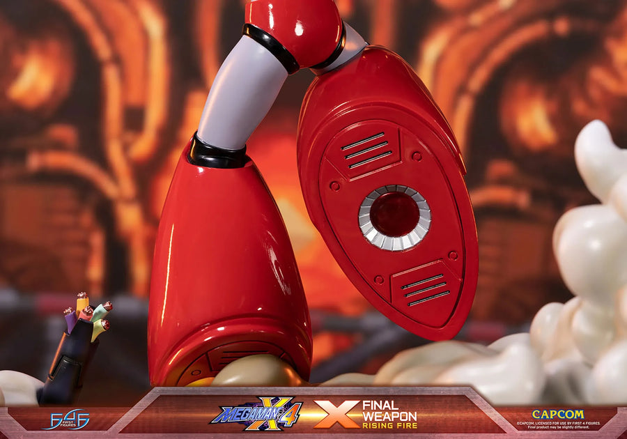 X (Final Weapon) Rising Fire (Red) – First 4 Figures – ActionFigure Brasil