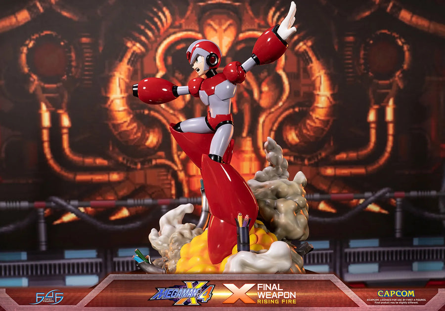 X (Final Weapon) Rising Fire (Red) – First 4 Figures – ActionFigure Brasil