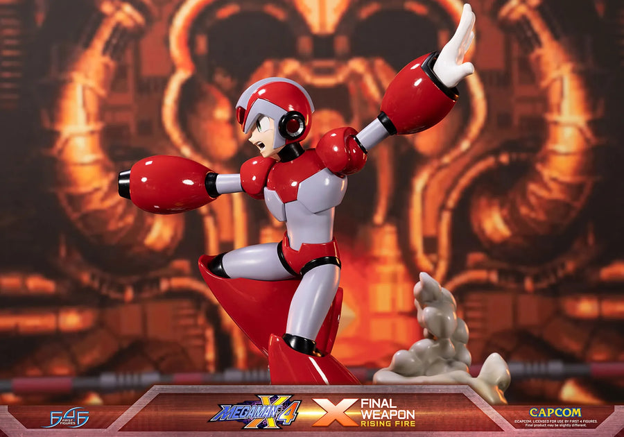 X (Final Weapon) Rising Fire (Red) – First 4 Figures – ActionFigure Brasil