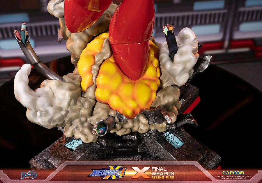 X (Final Weapon) Rising Fire (Red) – First 4 Figures – ActionFigure Brasil