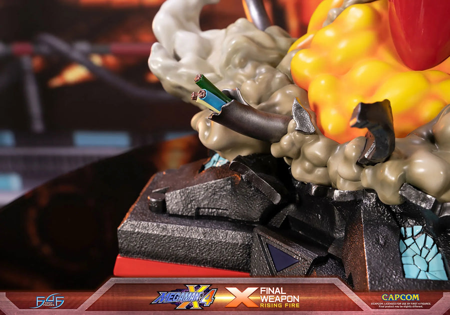 X (Final Weapon) Rising Fire (Red) – First 4 Figures – ActionFigure Brasil