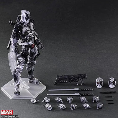 X-Force - Deadpool - Play Arts Kai - Variant Play Arts Kai - X-Force ver.ㅤ – Square Enix – ActionFigureBrasil — ângulo diferente