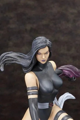X-Force - Psylocke - Fine Art Statue - 1/6 (Kotobukiya)ㅤ – Kotobukiya – ActionFigureBrasil — com base expositora