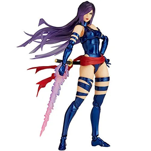 X-Men - Psylocke - Amazing Yamaguchi No.010 - Revoltechㅤ – Kaiyodo – ActionFigureBrasil