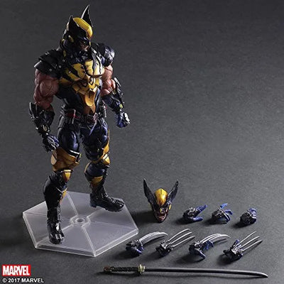 X-Men - Wolverine - Play Arts Kai - Variant Play Arts Kaiㅤ – Square Enix – ActionFigureBrasil — ângulo diferente