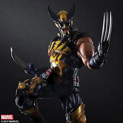 X-Men - Wolverine - Play Arts Kai - Variant Play Arts Kaiㅤ – Square Enix – ActionFigureBrasil — embalagem