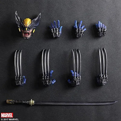 X-Men - Wolverine - Play Arts Kai - Variant Play Arts Kaiㅤ – Square Enix – ActionFigureBrasil — iluminação de estúdio