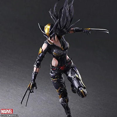 X-Men - X-23 - Play Arts Kai - Variant Play Arts Kai (Square Enix)ㅤ – Square Enix – ActionFigureBrasil — embalagem