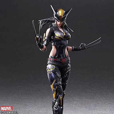 X-Men - X-23 - Play Arts Kai - Variant Play Arts Kai (Square Enix)ㅤ – Square Enix – ActionFigureBrasil — acessórios