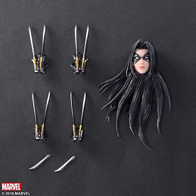 X-Men - X-23 - Play Arts Kai - Variant Play Arts Kai (Square Enix)ㅤ – Square Enix – ActionFigureBrasil — iluminação de estúdio