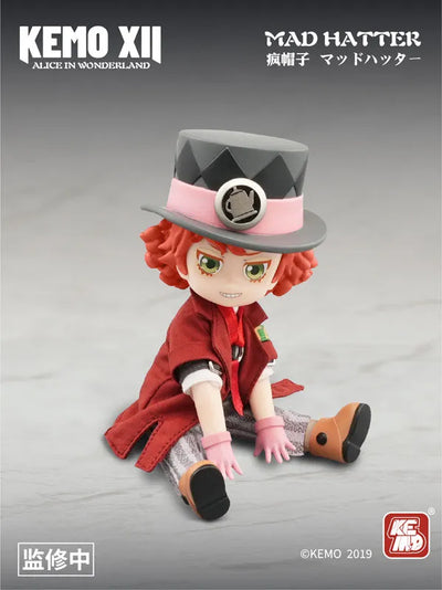 XII DOLL - Alice in Wonderland - Mad Hatter (KEMO)ㅤ – KEMO – ActionFigureBrasil — ângulo diferente