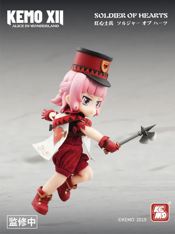 XII DOLL - Alice in Wonderland - Soldier of Hearts (KEMO)ㅤ – KEMO – ActionFigureBrasil