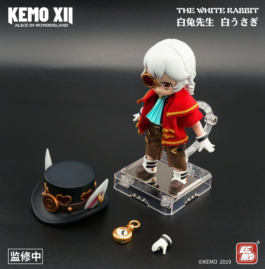 XII DOLL - Alice in Wonderland - White Rabbit (KEMO)ㅤ – KEMO – ActionFigureBrasil