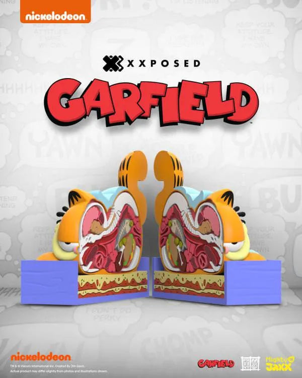 XXPOSED Garfield – Mighty Jaxx – ActionFigure Brasil