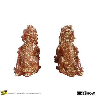 XXRAY+ Foo Dogs (Terracotta) - LIMITED EDITION: 200 – Mighty Jaxx – ActionFigure Brasil — detalhe do produto