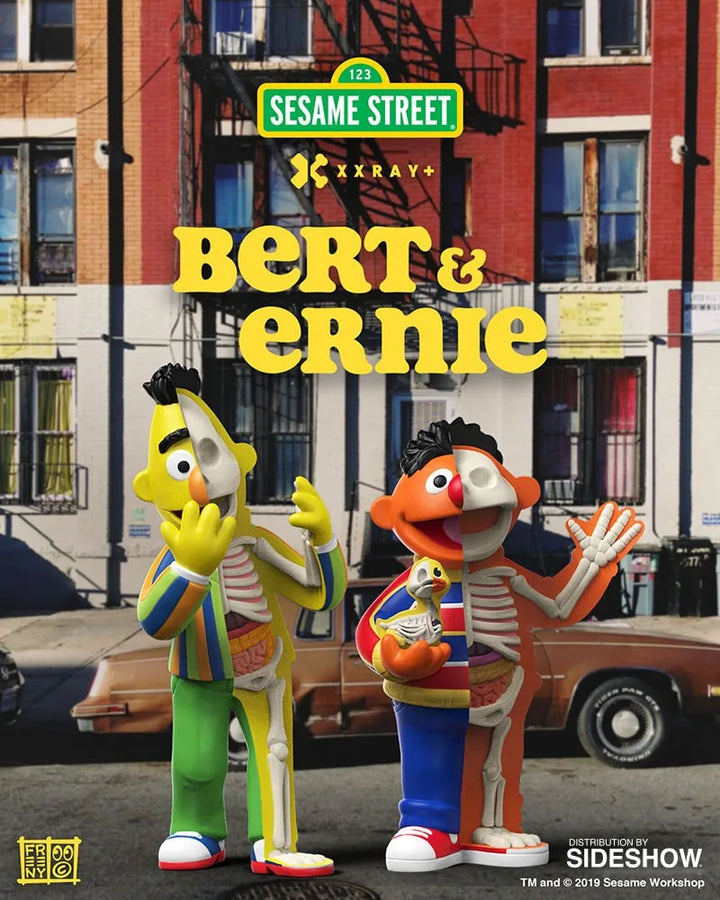 XXRAY Plus: Bert & Ernie – Mighty Jaxx – ActionFigure Brasil