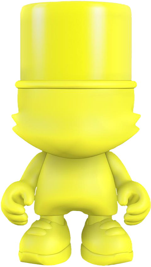 Yellow UberKranky - LIMITED EDITION: 666 – Superplastic – ActionFigure Brasil