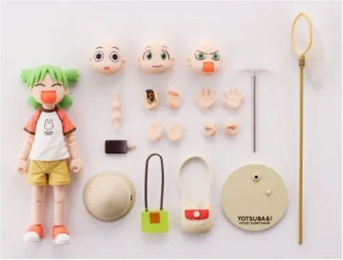Yotsuba&! - Koiwai Yotsuba - Revoltech - DX Summer Vacation Set (Kaiyodo, Organic)ㅤ – Kaiyodo – ActionFigureBrasil