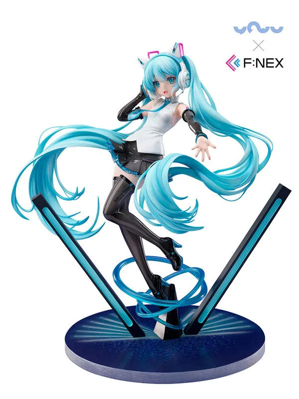 [YOWU x F:NEX] Hatsune Miku Cat Ear Headphone Ver. 1/7ㅤ – FuRyu – ActionFigureBrasil