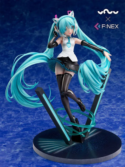[YOWU x F:NEX] Hatsune Miku Cat Ear Headphone Ver. 1/7ㅤ – FuRyu – ActionFigureBrasil — embalagem