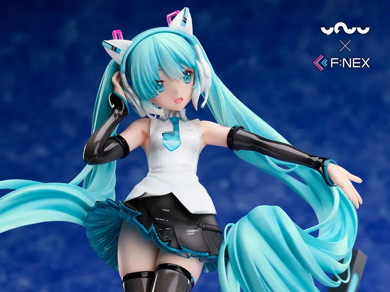 [YOWU x F:NEX] Hatsune Miku Cat Ear Headphone Ver. 1/7ㅤ – FuRyu – ActionFigureBrasil