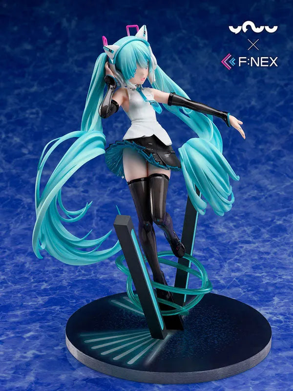 [YOWU x F:NEX] Hatsune Miku Cat Ear Headphone Ver. 1/7ㅤ – FuRyu – ActionFigureBrasil