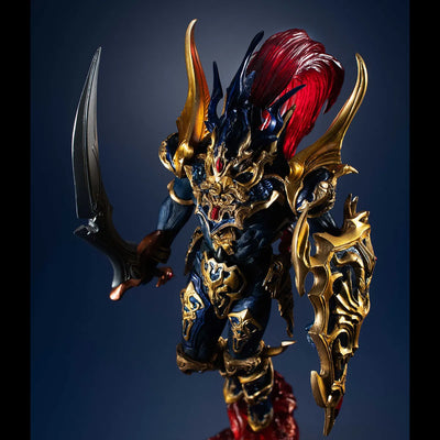 Yu-Gi-Oh! Duel Monsters - Chaos Soldier - Art Works Monsters (MegaHouse) [Shop Exclusive]ㅤ – MegaHouse – ActionFigureBrasil — com base expositora