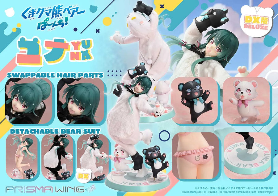 Yuna (Deluxe Bonus Version) Kuma Kuma Kuma Bear - Punch! – Prime1Studio – ActionFigure Brasil