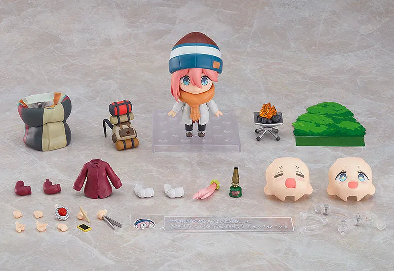 Yurucamp - Kagamihara Nadeshiko - Nendoroid #1623 - Solo Camp Ver., DX Edition (Max Factory)ㅤ – Max Factory – ActionFigureBrasil