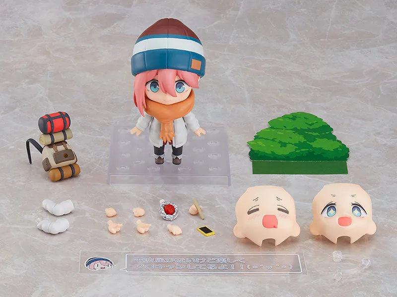 Yurucamp - Kagamihara Nadeshiko - Nendoroid #1623 - Solo Camp Ver. (Max Factory)ㅤ – Max Factory – ActionFigureBrasil