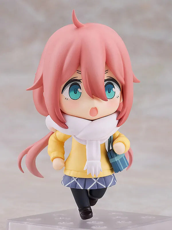 Yurucamp - Kagamihara Nadeshiko - Nendoroid #2189 - School Uniform Ver. (Max Factory)ㅤ – Max Factory – ActionFigureBrasil